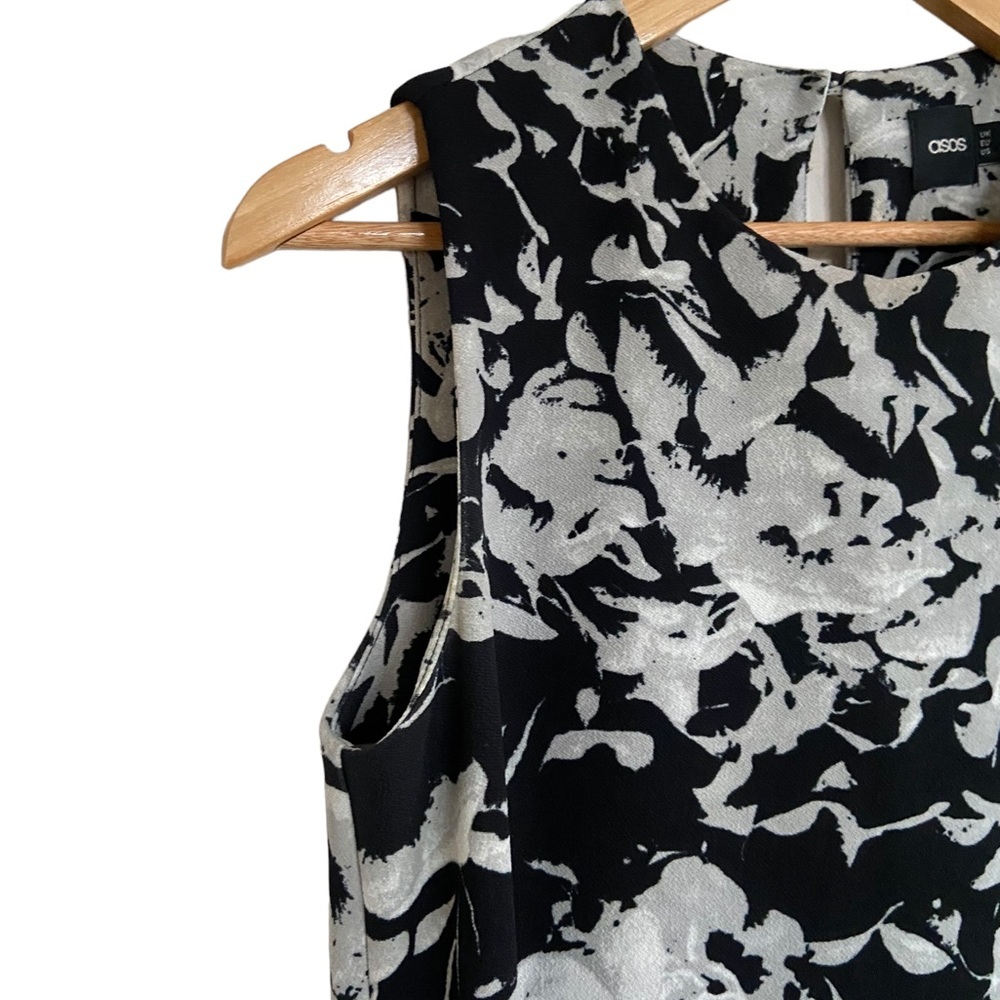 ASOS Floral Ruffle Pleated Dress - Picture 5 of 9